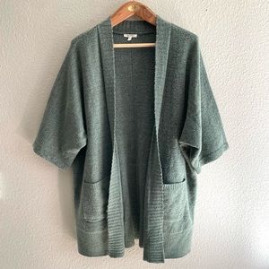 Maurices Short Sleeve Open Front Cardigan